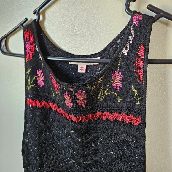 Anthropologie Cecelia Prado Designer Rowan Maxi Handmade Knit Sweater Dress XSP - Picture 4 of 11